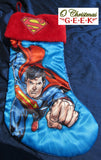Superman Comic Art Stocking