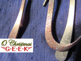 Sparkly Pewter Pi Ornament