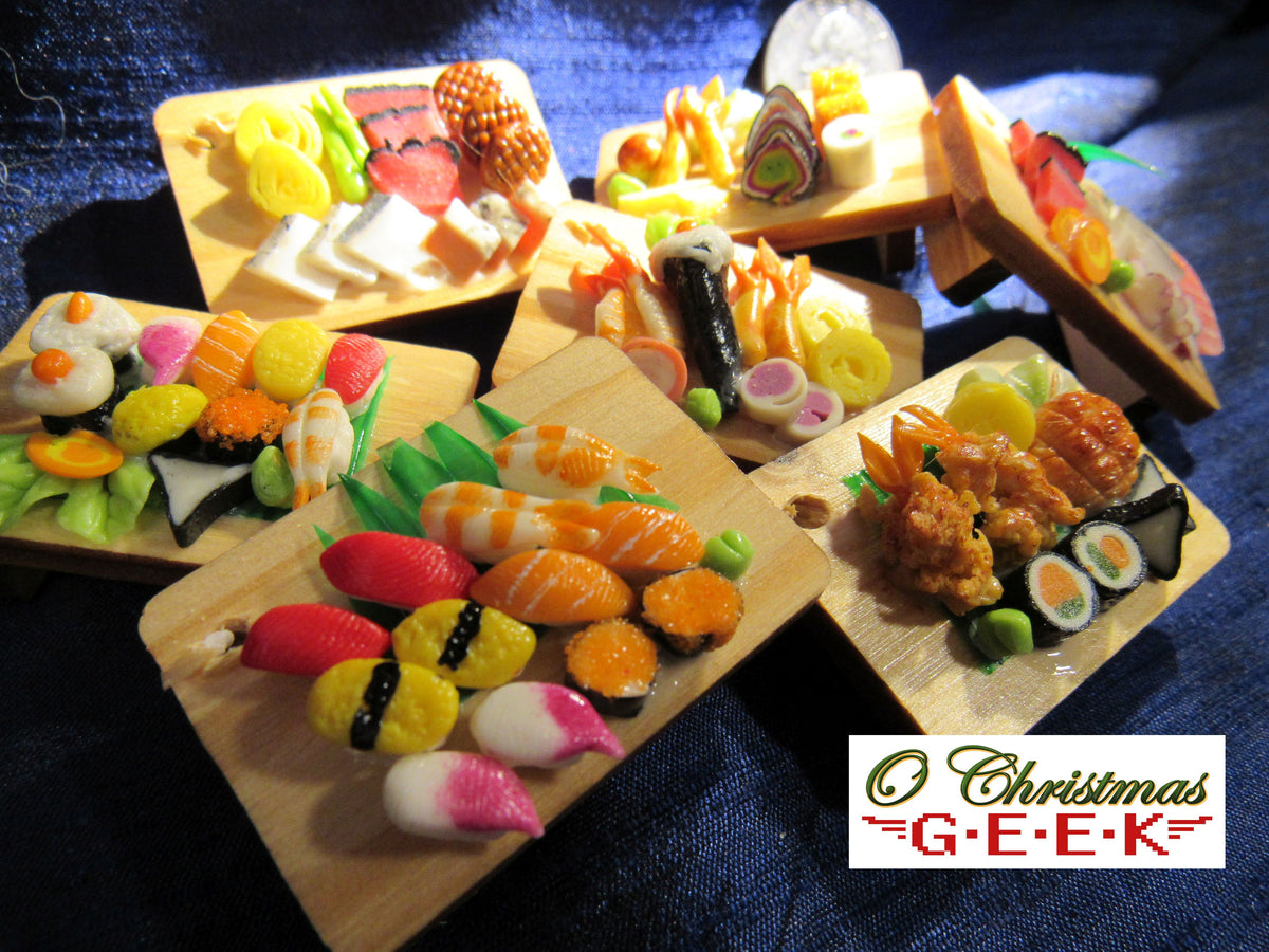 Sushi Board Miniature Ornaments – O Christmas Geek