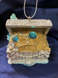 Sparkly Treasure Chest Ornament