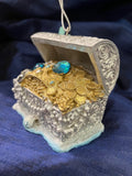 Sparkly Treasure Chest Ornament