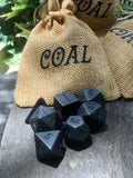 Naughty or Dice Santa's Coal Dice Set