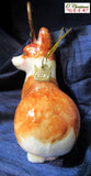 Antlered Glass Corgi Ornament