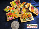 Sushi Board Miniature Ornaments