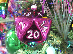 OCG Exclusive Glass d20 Ornament