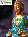 Buddha Ornament With Handpainted Details and Sequins