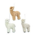 Fluffy Alpaca Ornament