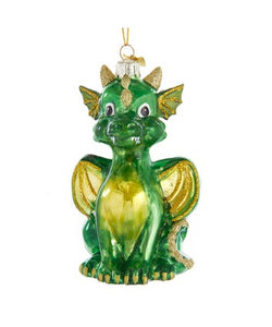 Glass Baby Dragon Ornament