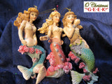 Coral Mermaid Ornaments